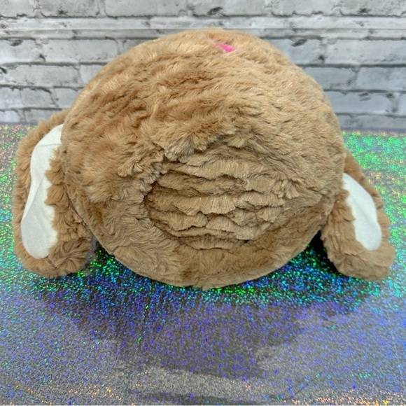 Animal Adventures Tan Bunny Rabbit EASTER BASKET Cuddly Plush Green Fabric Lined - Picture 7 of 10
